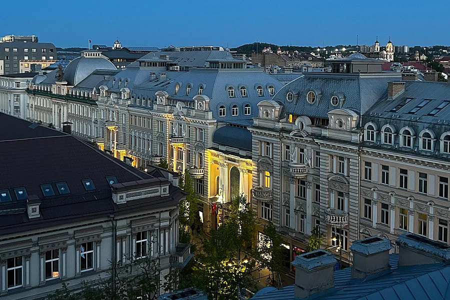 Rooftops on Vilnius Old Town.