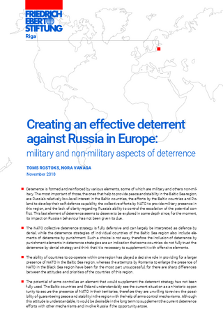 Creating an affective deterrent against Russia in Europe