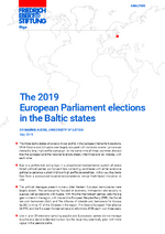 The 2019 European Parliament elections in the Baltic states